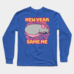 New Year, Same Me (Full Color Version) Long Sleeve T-Shirt